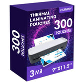 FURWEY empaque frontal 300 fundas térmicas mostrando cantidad y tamaño, ahorro seguro