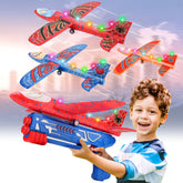 Fuwidvia pack frontal con tres aviones y lanzador, fomenta juego activo