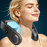 FWV neck fan front view showing sleek design and comfortable fit benefit