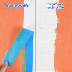 Fyguard cinta junto a regla para comparar escala, muestra ancho real de 2 pulgadas