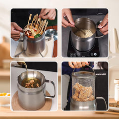 GADO cesta extraíble dentro de la olla facilita retirar restos con seguridad