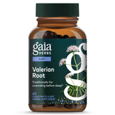 Gaia Herbs bottle front showing product for calm and sleep support
