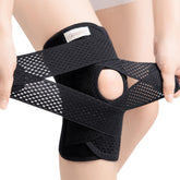 Galvaran front view of knee brace showing full coverage and stable fit