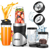 Ganiza blender front view showing compact design and controls for versatile blending