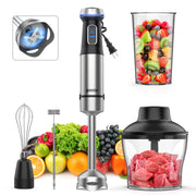 Ganiza front view showing blender with all accessories for versatile meal prep