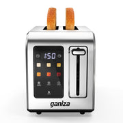 Ganiza front view showing stainless steel and compact footprint for durable performance