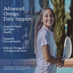 Garden of Life supplement facts label highlighting EPA, DHA, DPA amounts for transparency