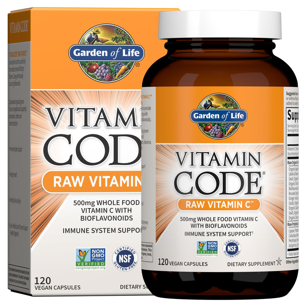 Garden of Life caja frontal mostrando el envase y beneficio natural