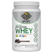 Garden of Life envase frontal chocolate mostrando etiqueta clara y beneficios