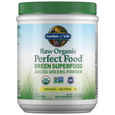 Garden of Life front packaging showing product benefits and servings