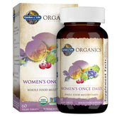 Garden of Life front packaging showing organic certifications and benefits
