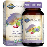 Garden of Life front packaging showing organic prenatal benefits