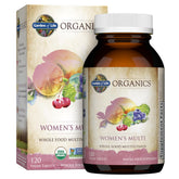 Garden of Life front packaging showing organic label and benefits
