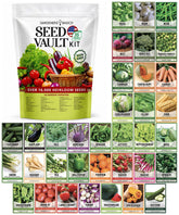 Gardeners Basics front packaging showing kit contents and benefit of organized seed storage