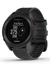 Garmin Approach S12 frontal mostrando yardas al green y lectura clara