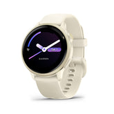 Garmin vívoactive 6 front view showing clear AMOLED display and easy readout