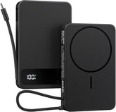 Gatatol front view showing compact power bank and magnetic pad for portable convenience