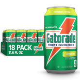 Gatorade lata frontal limón-lima mostrando la marca y refresco