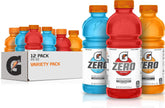 Gatorade botella pack 12 frente mostrando variedad y conveniencia