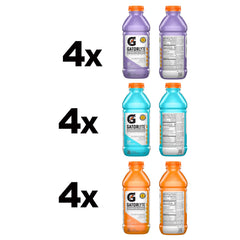 Gatorlyte primer plano de etiqueta que resalta los cinco electrolitos clave