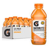 Gatorlyte front pack showing 12 bottles and orange label benefit rapid hydration