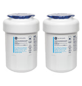 GE MWF front packaging showing filter pair and brand clarity benefit