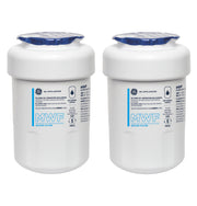 GE MWF front packaging showing filter pair and brand clarity benefit