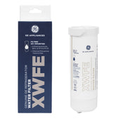 GE XWFE front packaging showing product and benefits for clear water