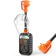 GEARGO front view orange plug showing ergonomic grip and clear diagnostics protecting devices