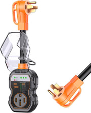 GEARGO front view orange protector showing durable casing and status lights benefit safety