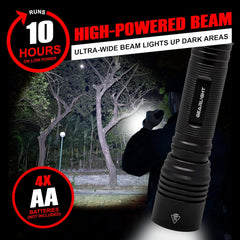 GearLight zoomed head close-up showing focused beam control benefit