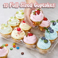 Gencywe paquete de 240 cápsulas incluidas para acomodar cupcakes sin ensuciar