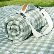 Genovega front view of blanket showing full pattern and easy placement benefit