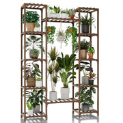 GENTINGBRO front view tall plant stand showing vertical tiers and organization benefits