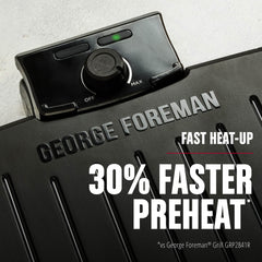 George Foreman close-up of George Tough nonstick coating for easy food release