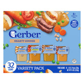 Gerber stage 2 front packaging showing variety and convenience