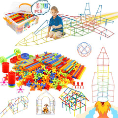Ggiibro front packaging showing colorful 600-piece STEM kit and benefits