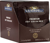 Ghirardelli frente del paquete mostrando el diseño y cantidad del producto, conveniencia para regalo