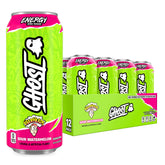 GHOST frontal de la lata Warheads Sour Watermelon mostrando diseño vibrante y atractivo