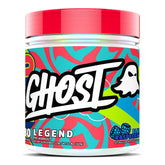 GHOST frasco frontal mostrando el envase y beneficio de claridad de ingredientes