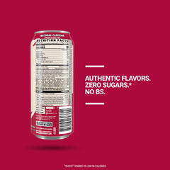 GHOST pouring Raspberry Cream into a glass highlighting vibrant color and refreshment