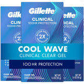 Gillette envase frontal mostrando protección y beneficio antitranspirante