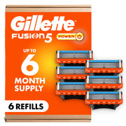 Gillette Fusion5 Power presentación frontal mostrando el paquete y ahorro