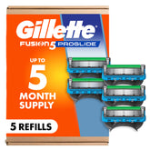 Gillette Fusion5 ProGlide frente del cartucho mostrando diseño y comodidad