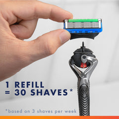 Gillette vista del recortador de precisión trasero, control para perfiles
