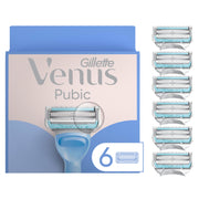 Gillette Venus mostrando el empaque frontal y recambios, mayor control
