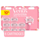 Gillette Venus recambios frontal muestra 8 unidades y practicidad