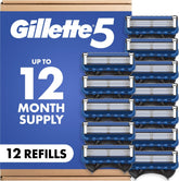 Gillette close-up front view showing cartridge shape and easy handle fit