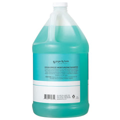 Ginger Lily Farms gallon size beside everyday items showing economical benefit