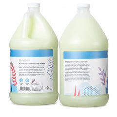 Ginger Lily Farms etiqueta en detalle con ingredientes botánicos beneficiosos